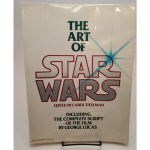 The Art Of STAR WARS Carol Titelman 1979 + Complete Film Script FOR CRAFTING